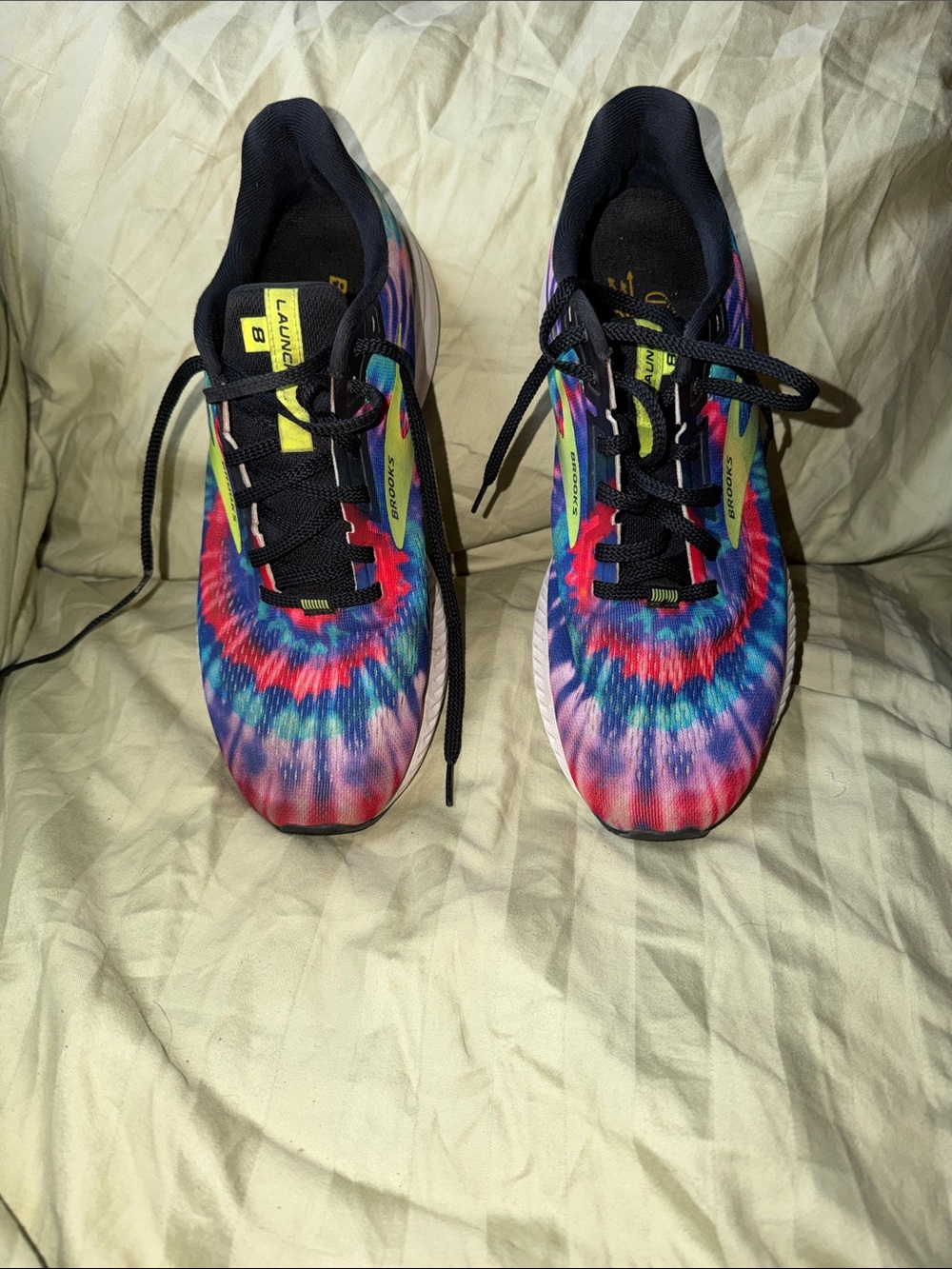 Brooks Women Tie-Dye Multicolor Running Sneakers - Black Laces